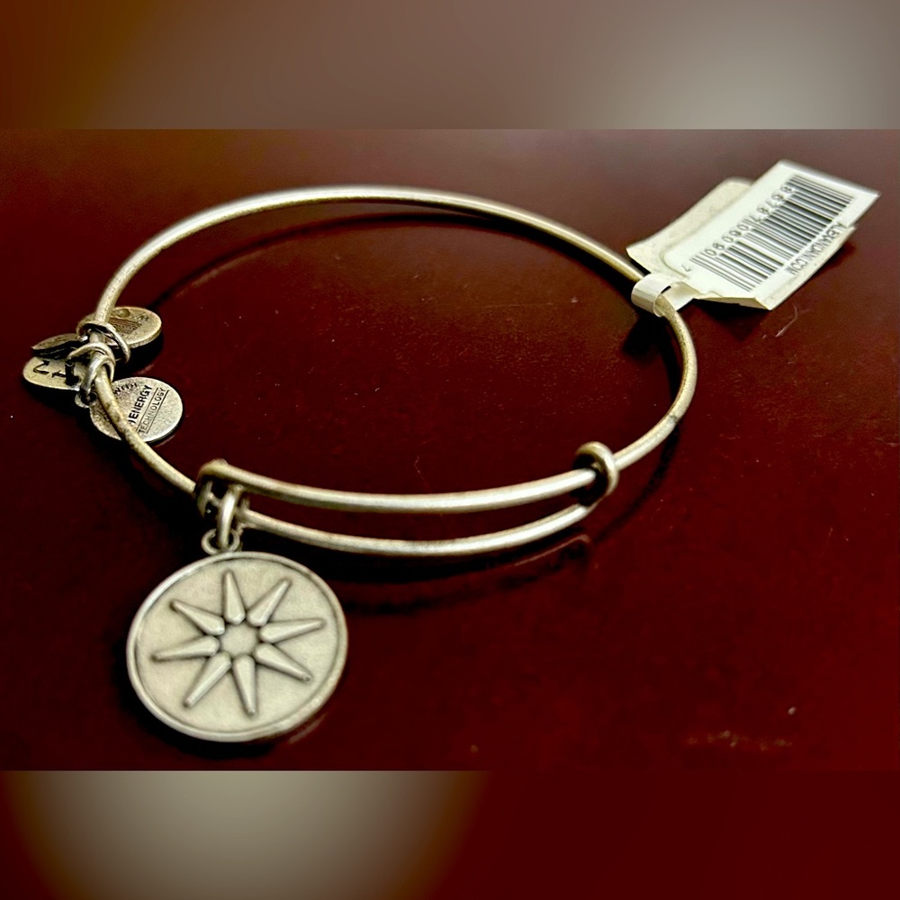 Alex & Ani + energy 2014 silver bracelet new with tag